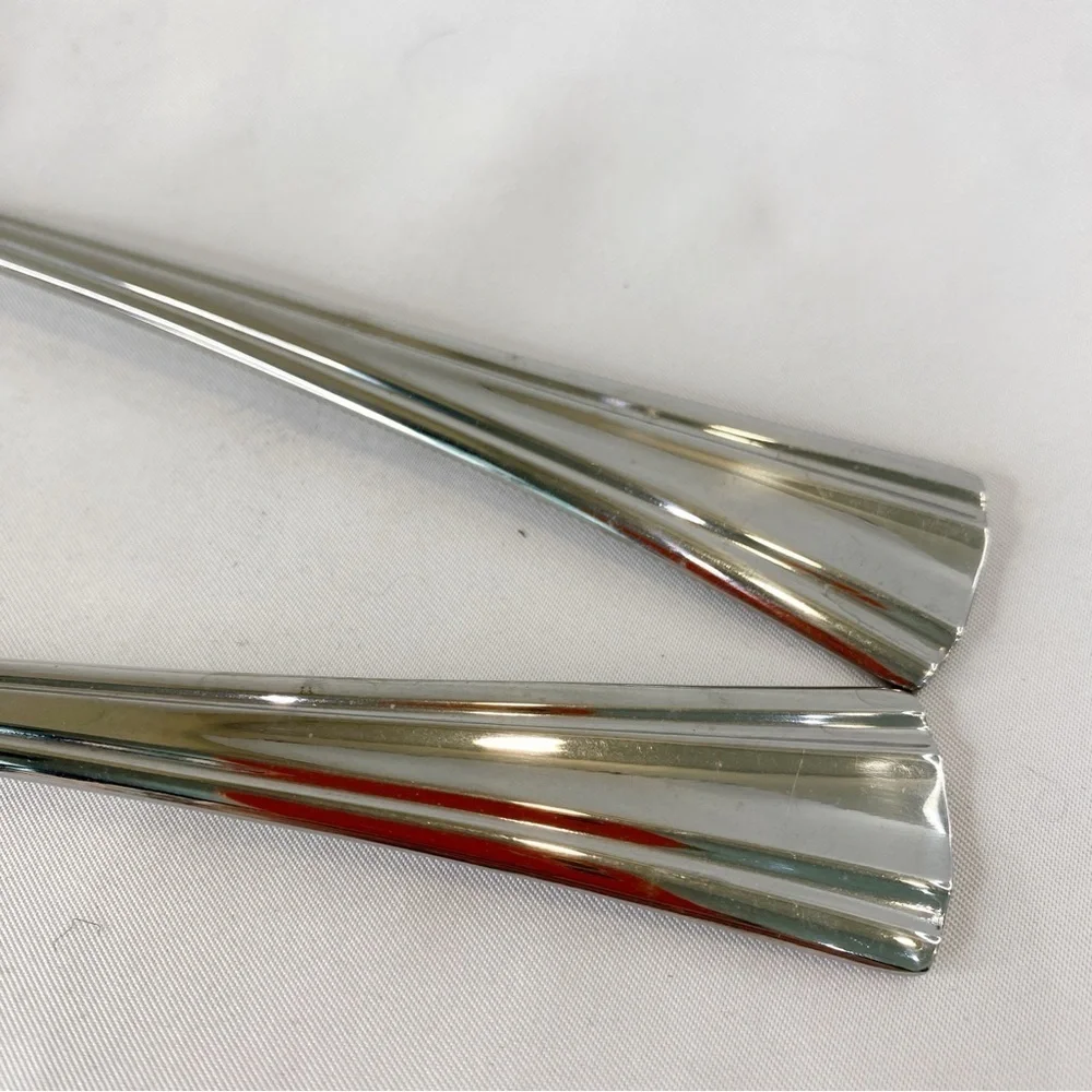 Reed & Barton Brookshire Stainless Steel Slotted Serving Spoon And Berry Spoon